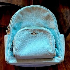 Coach Backpack powder blue